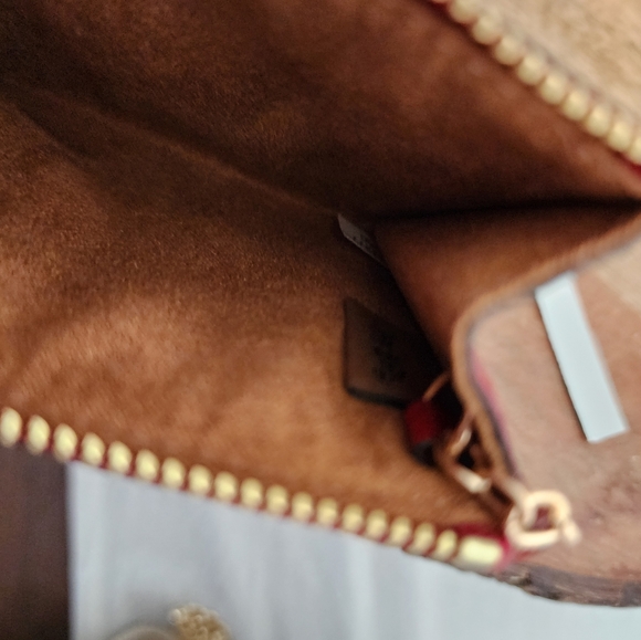 Coach Mini Skinny ID Wallet NWT 1941 Red - Picture 4 of 4